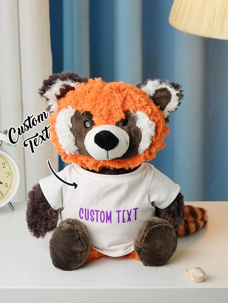 Personalized Animal Plush Stuffed Toy Birth Announcement Gift for Baby Shower