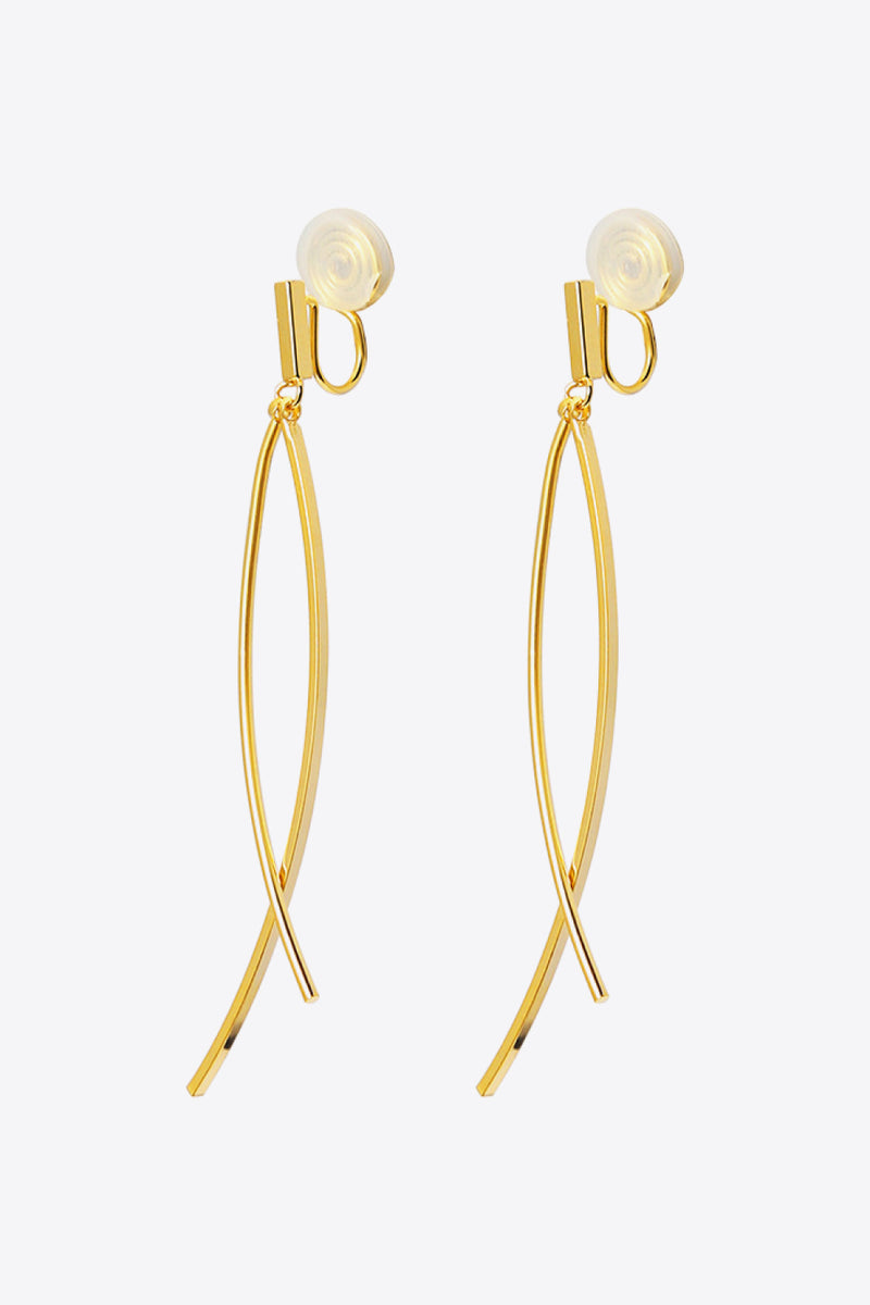 18K Gold Plated Clip-On Earrings