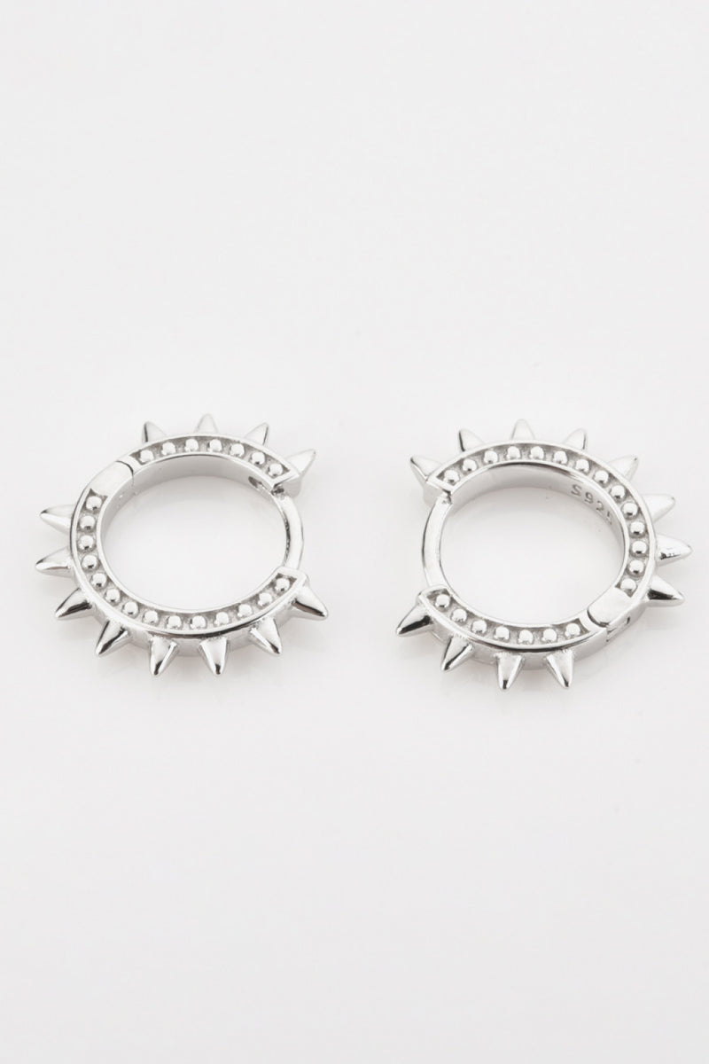 925 Sterling Silver Huggie Earrings