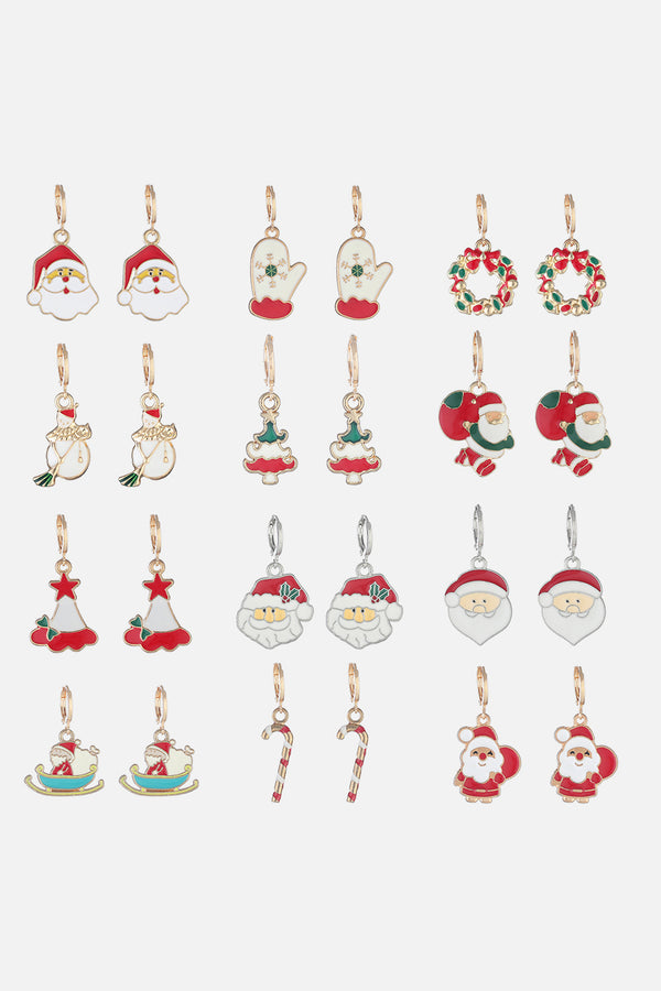 Christmas Theme Alloy Earrings