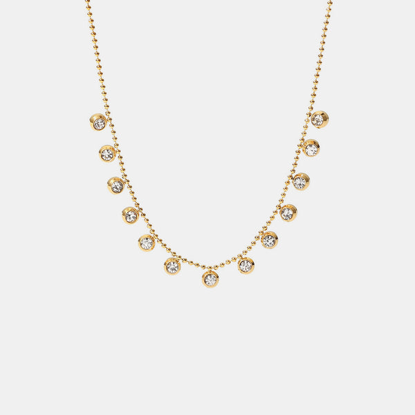 Zircon 18K Gold-Plated Necklace