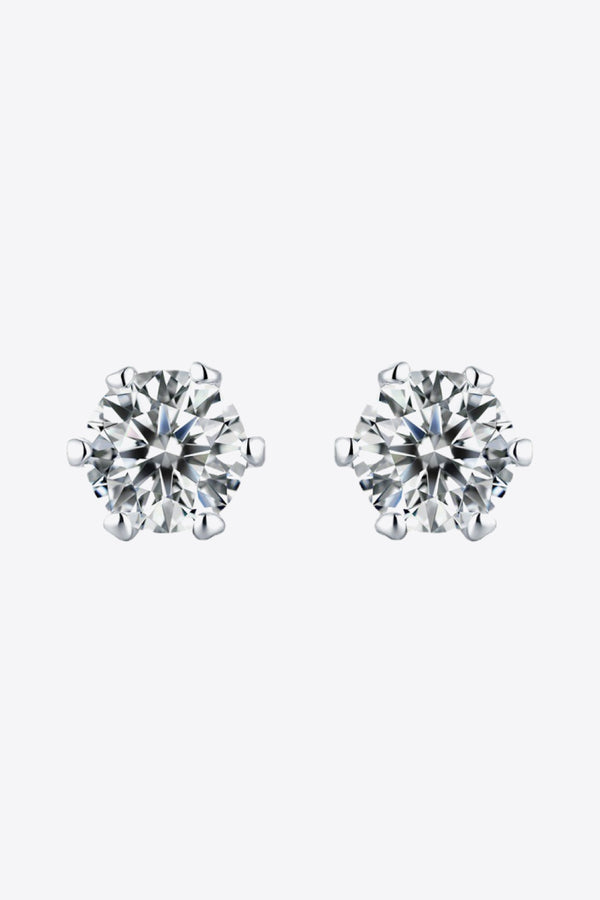 Good Days Ahead Moissanite Stud Earrings