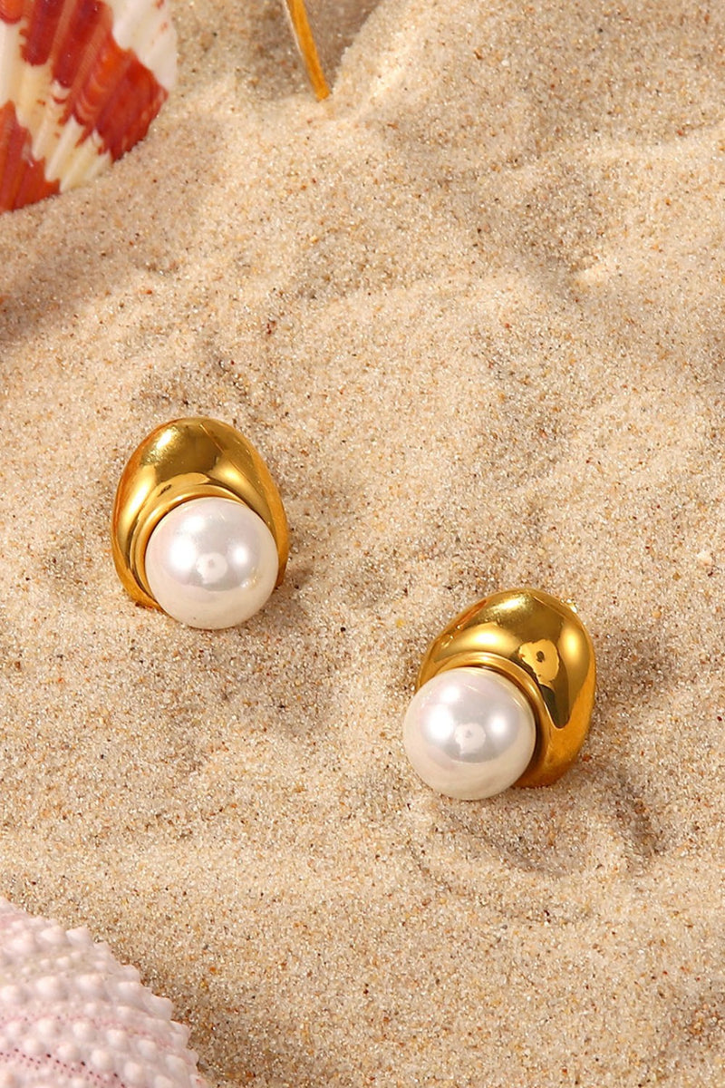 Lovelier Than Ever Pearl Stud Earrings