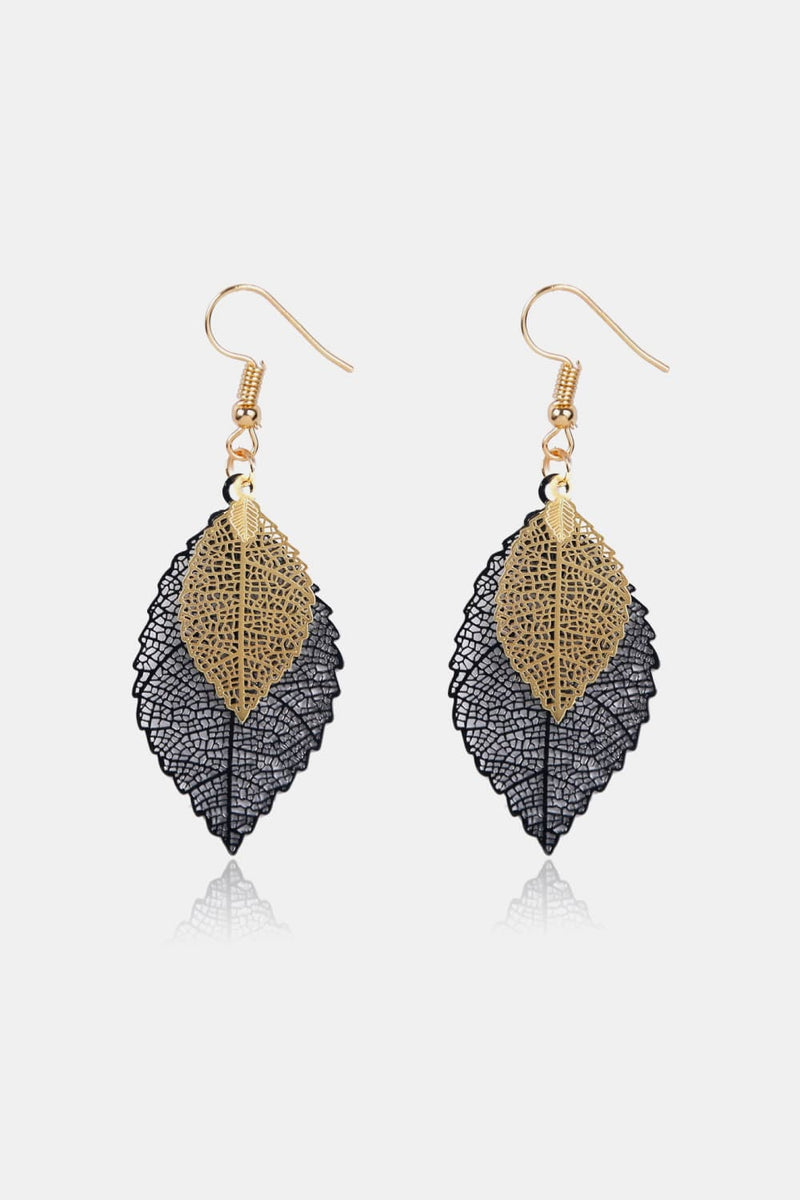 Leaf Shape Dangle Earrings