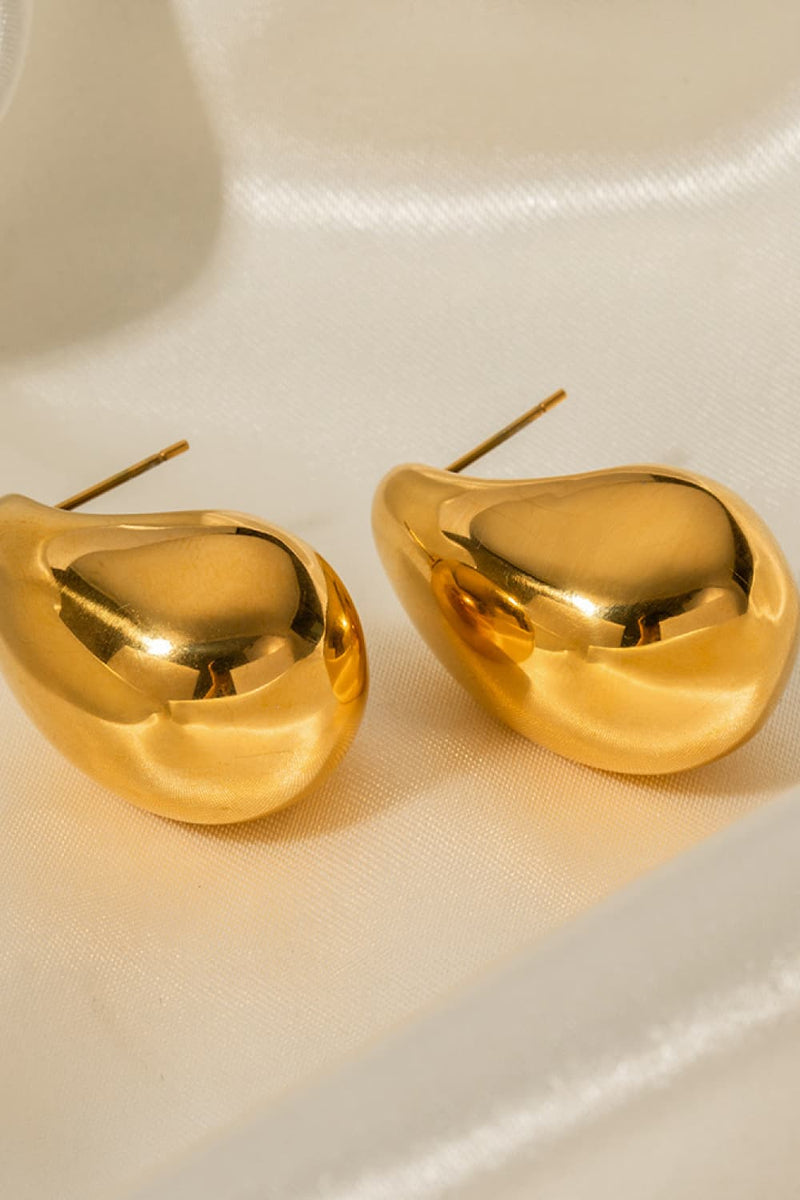 18K Gold-Plated Copper Earrings