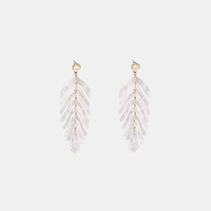 Leaf Shape Dangle Earrings