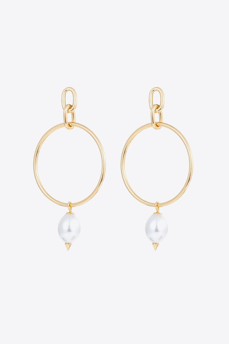 No Worries Pearl Drop Earrings