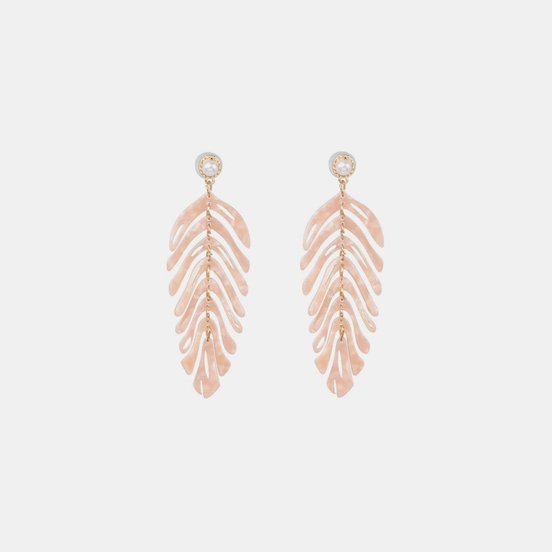 Leaf Shape Dangle Earrings